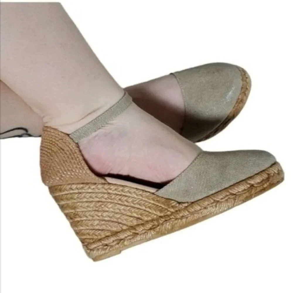 Gairno Espadrille Wedge Sandals Heels Platform SHOES Women's WOMAN'S Size 6½